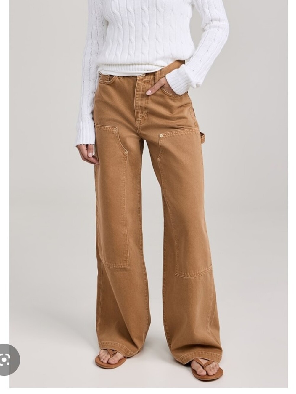 La Ligne Dunton Wide Leg Carpenter Jeans